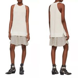 All saints Haliki Speckle sweater dress